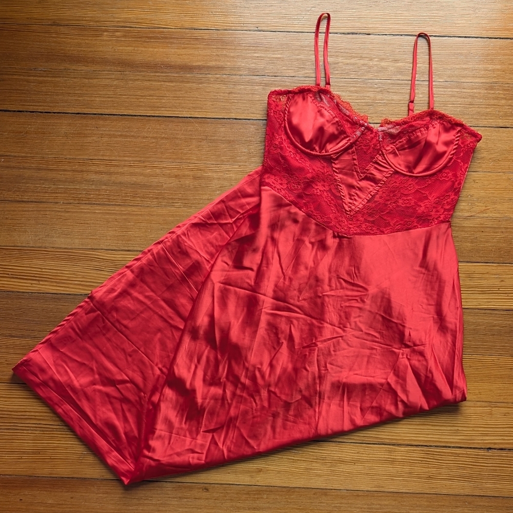 Red Lingerie Dress - Picture 9 of 12